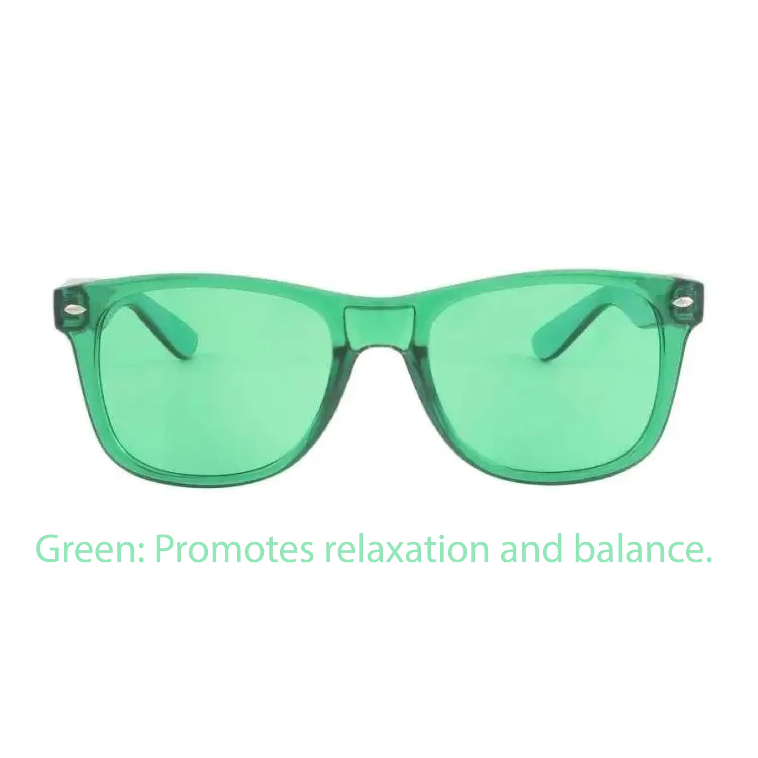 RobRia Color Therapy Glasses - Chromotherapy Tinted Lens Glasses, Scratch-Resistant Lenses with Premium Frames