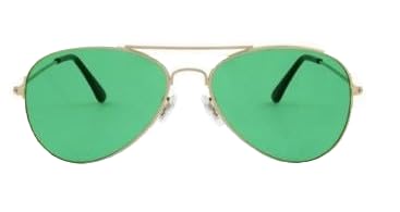 RobRia Mood Boost 5-Pack Aviator Style Color Therapy Glasses – Tinted Lens for Mood Enhancement, Chakra Balance, Meditation, Relaxation – Red, Yellow, Blue, Green, Purple