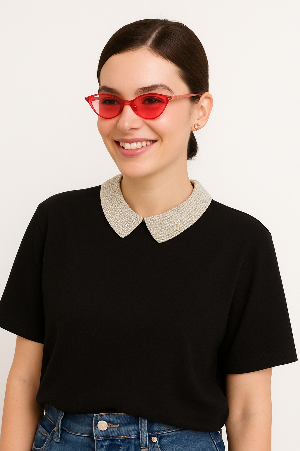 Cat-Eye Style Color Therapy Glasses – 15 Vibrant Tinted Colors for Mood Enhancement & Chromotherapy